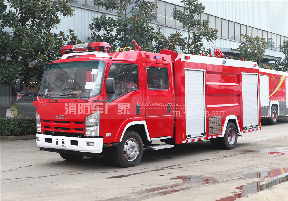 新款五十鈴700P 3.5噸消防車(chē)高清圖片 新款五十鈴700P 3.5噸消防車(chē)高清圖片