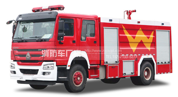 重汽豪沃8噸水罐消防車(chē) 重汽豪沃8噸水罐消防車(chē)