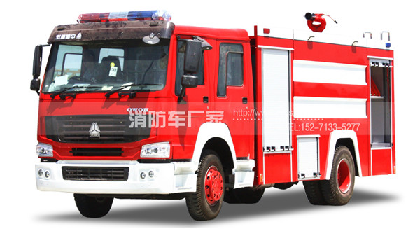 重汽豪沃10噸水罐消防車(chē) 重汽豪沃10噸水罐消防車(chē)