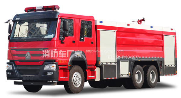 重汽豪沃16噸水罐消防車(chē) 重汽豪沃16噸水罐消防車(chē)